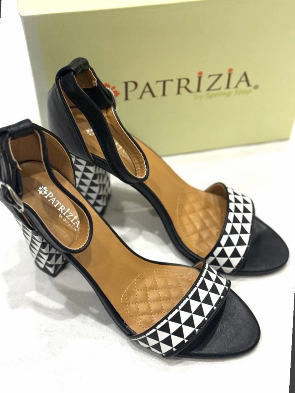 Patrizia By Spring Step, Jan is-Bam, Women's Heels Color Black Multi Size 9